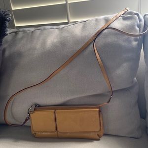 Hobo leather crossbody purse